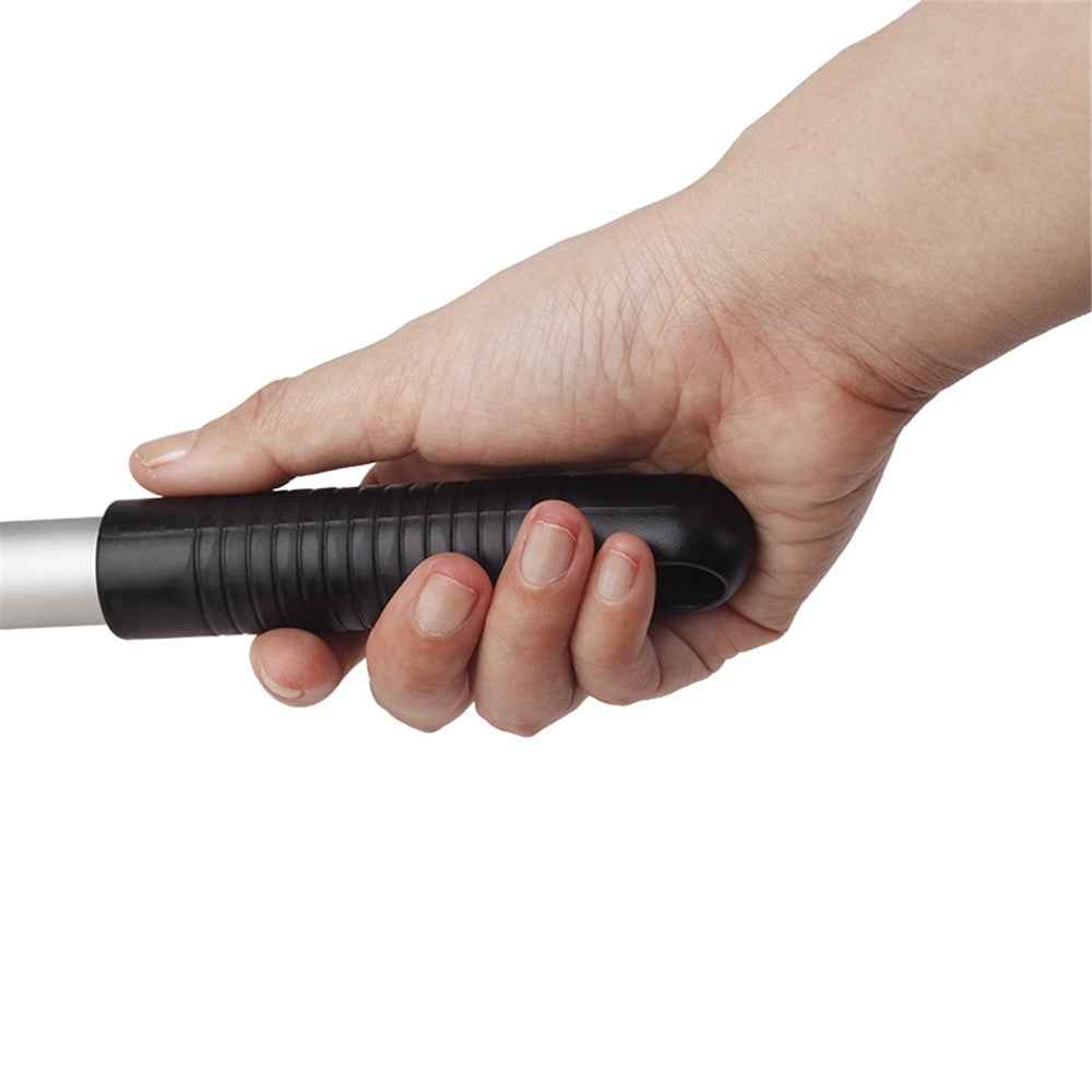 DM-130 Window Windshield Cleaning Tool with 34-49cm Extendable Handle and Microfiber Cloth Car Window Cleaner Triangle Cleaning Wipe