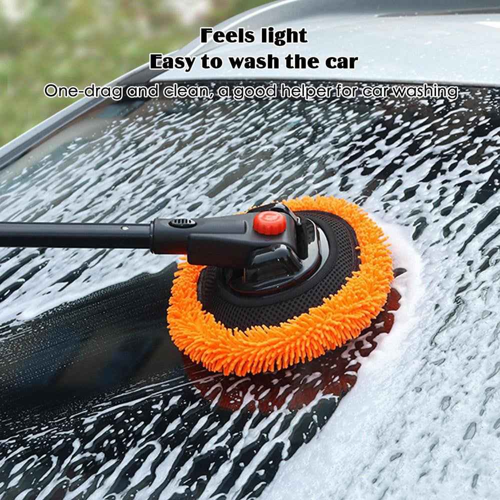 9595 Telescopic Long Handle Car Wash Broom Soft Washing Mop Non Scratch Cleaning Tool