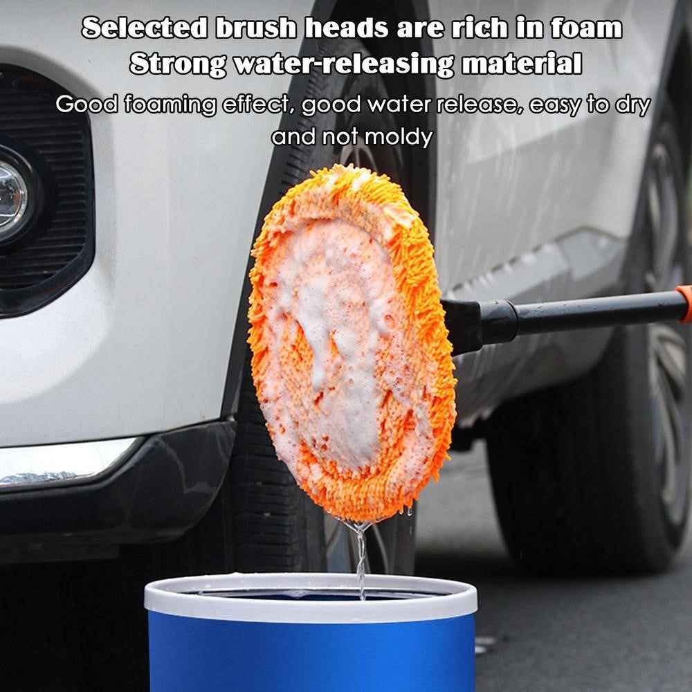 9595 Telescopic Long Handle Car Wash Broom Soft Washing Mop Non Scratch Cleaning Tool