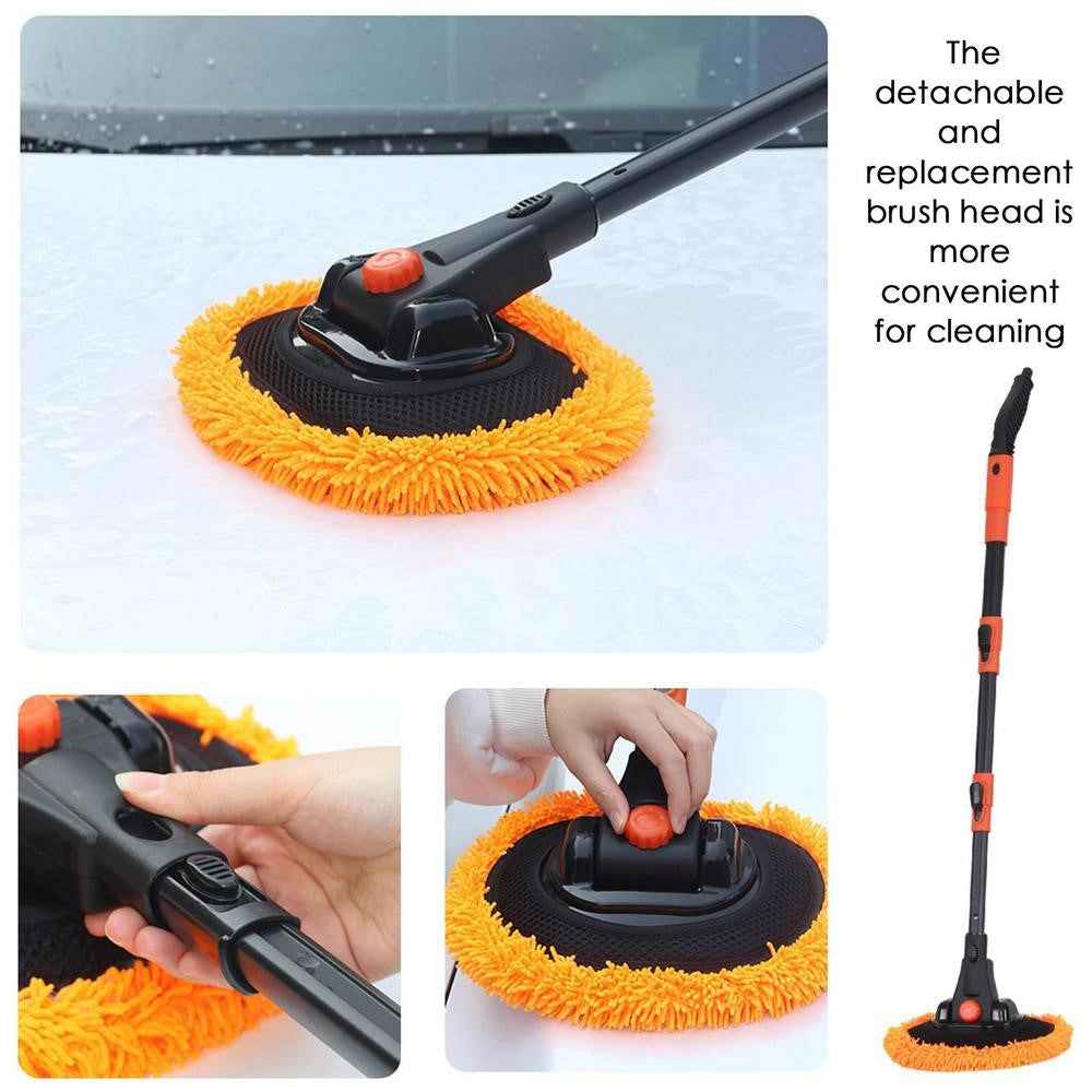 9595 Telescopic Long Handle Car Wash Broom Soft Washing Mop Non Scratch Cleaning Tool