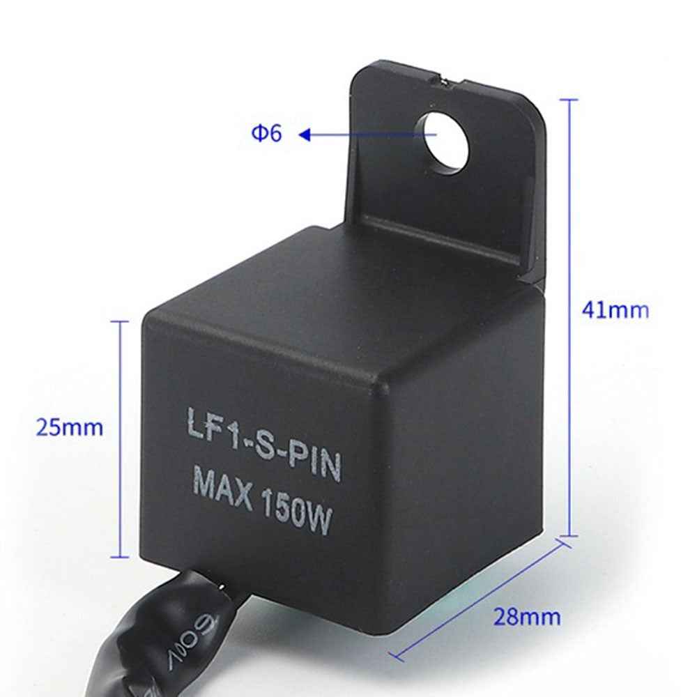 Universal Motorcycle 2Pin 12V Motorcycles LED Light Turn Flasher Signal Relay