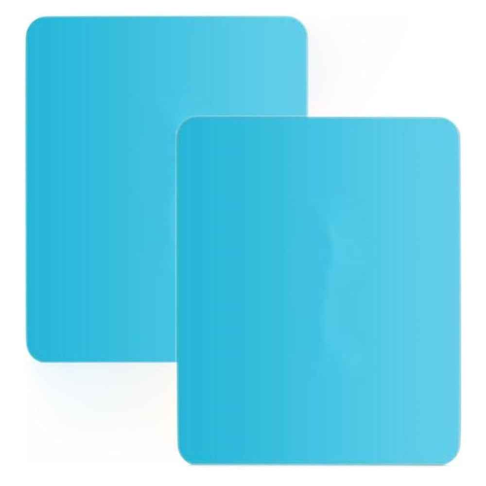 2Pcs Square 175x200mm Car Rear View Mirror Film PET Anti-Fog Rainproof Mirror Film with Tools