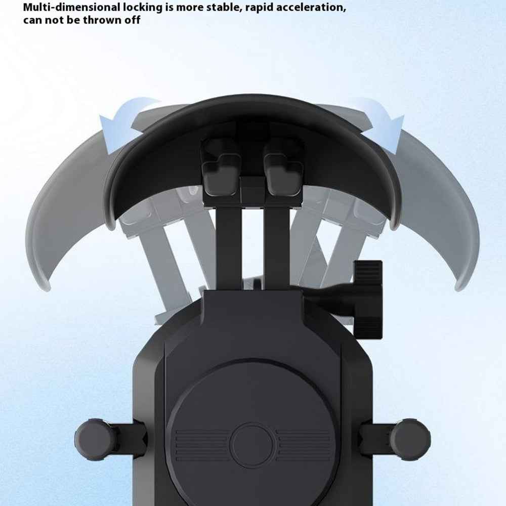 WUPP CS-2056B2 Motorcycle Handlebar Phone Holder Anti-Shock Phone Mount Stand