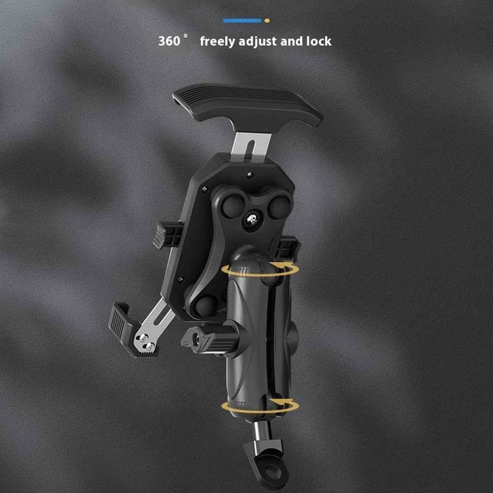 WUPP CS-051A1 Motorcycle Phone Holder Handlebar Mount Bracket for 4-7 inch Phones