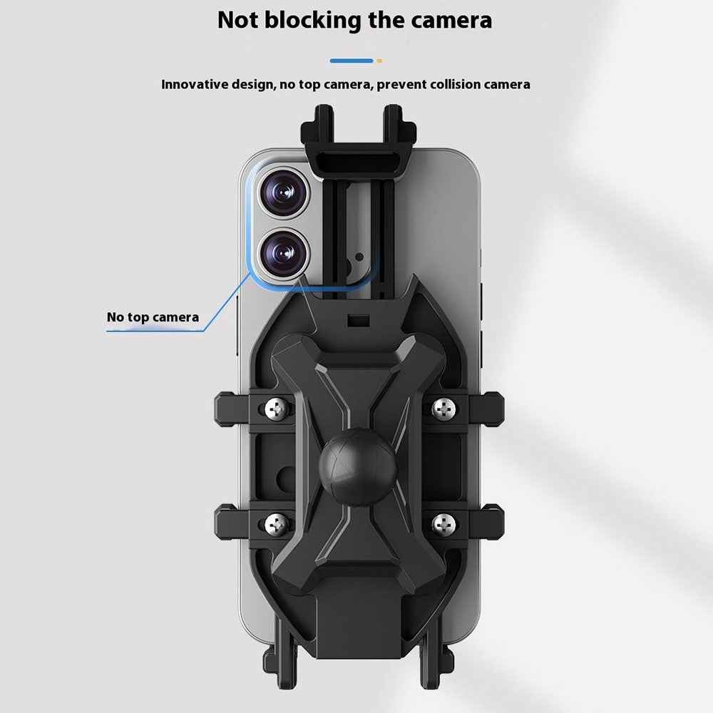 WUPP CS-2072D1 M8 Ball Head Cellphone Holder Anti Theft Motorcycle Phone Mount Bracket