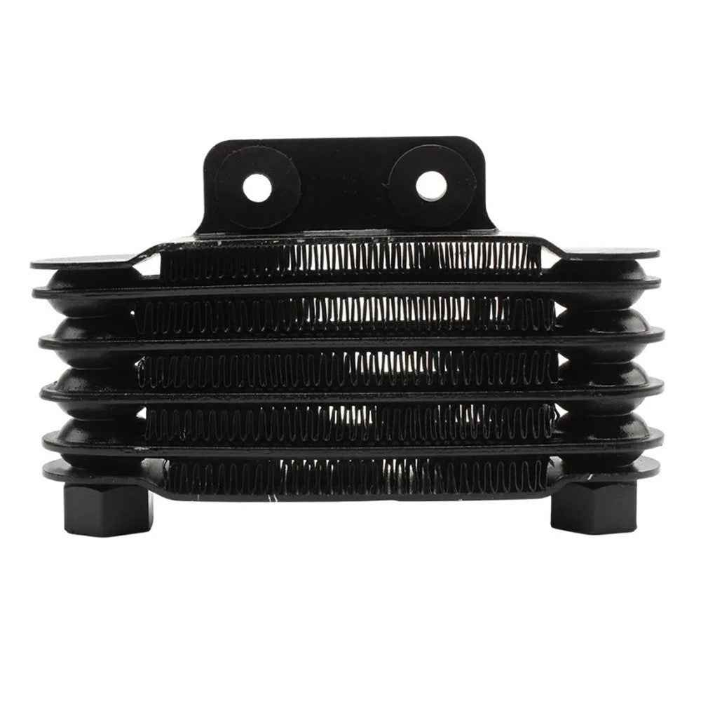 MOFOX Aluminum Alloy Universal 125-250CC Motorcycle 5 Row Engine Oil Cooler - Silver
