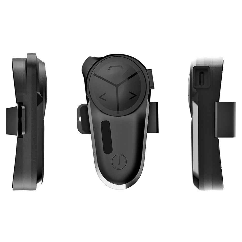 BT-S5 Motorcycle Bluetooth-Compatible Intercom 10 Riders 3000m Range Multitasking Audio Noise Cancelling Speaker
