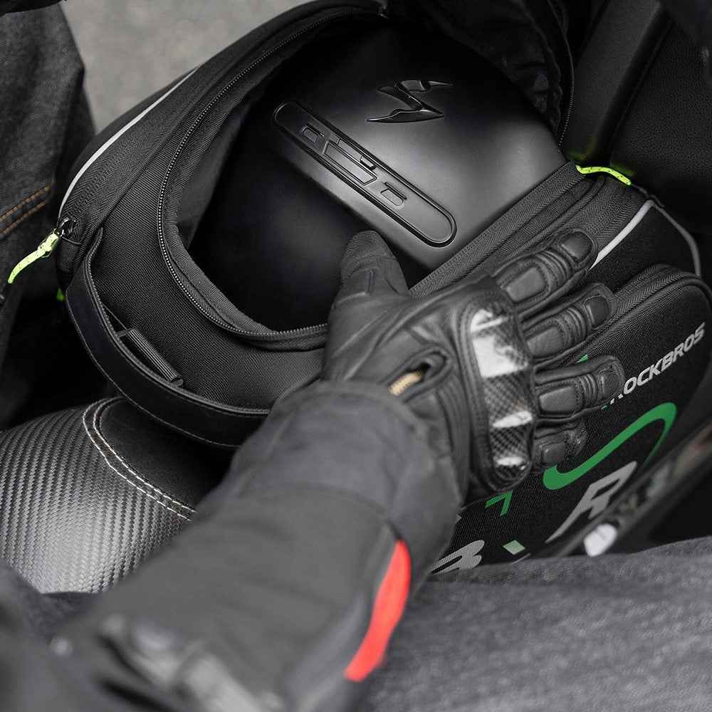 ROCKBROS 12L Large Capacity Motorcycle Fuel Tank Bag Motorbike Triangle Frame Bag with Shoulder Strap, 30990053 A40 30990053001