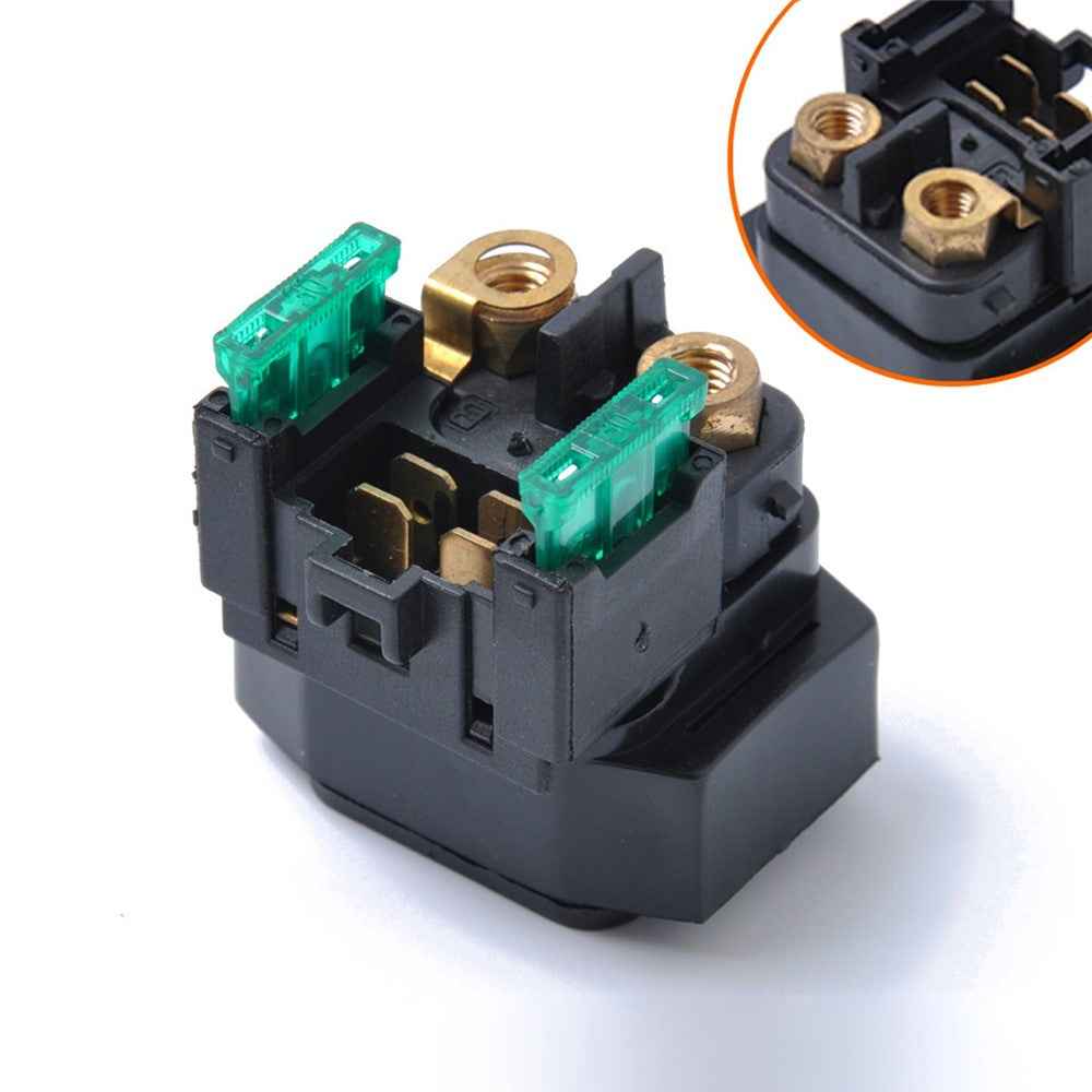 A0371 YZF600 Starter Solenoid Relay for YAMAHA Motorcycle Replacement Part Starter Relay with 2Pcs Fuses