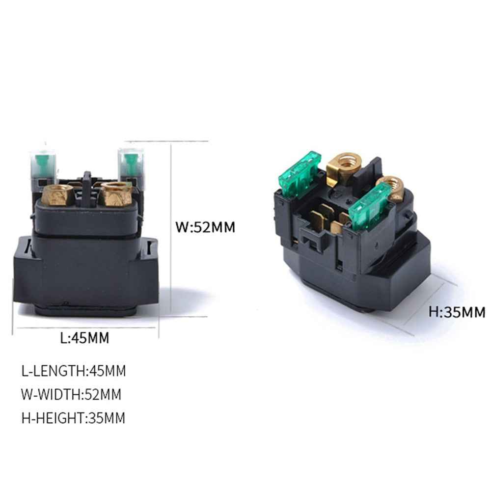 A0371 YZF600 Starter Solenoid Relay for YAMAHA Motorcycle Replacement Part Starter Relay with 2Pcs Fuses