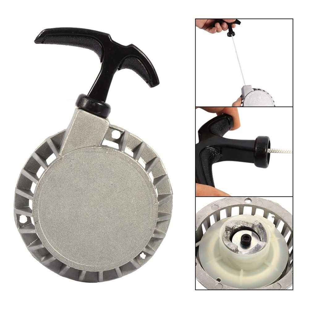 Pull Starter Mini Aluminum Pull Starter Part Recoil Start for 47CC 49CC Pocket Bike Mini Moto Quad