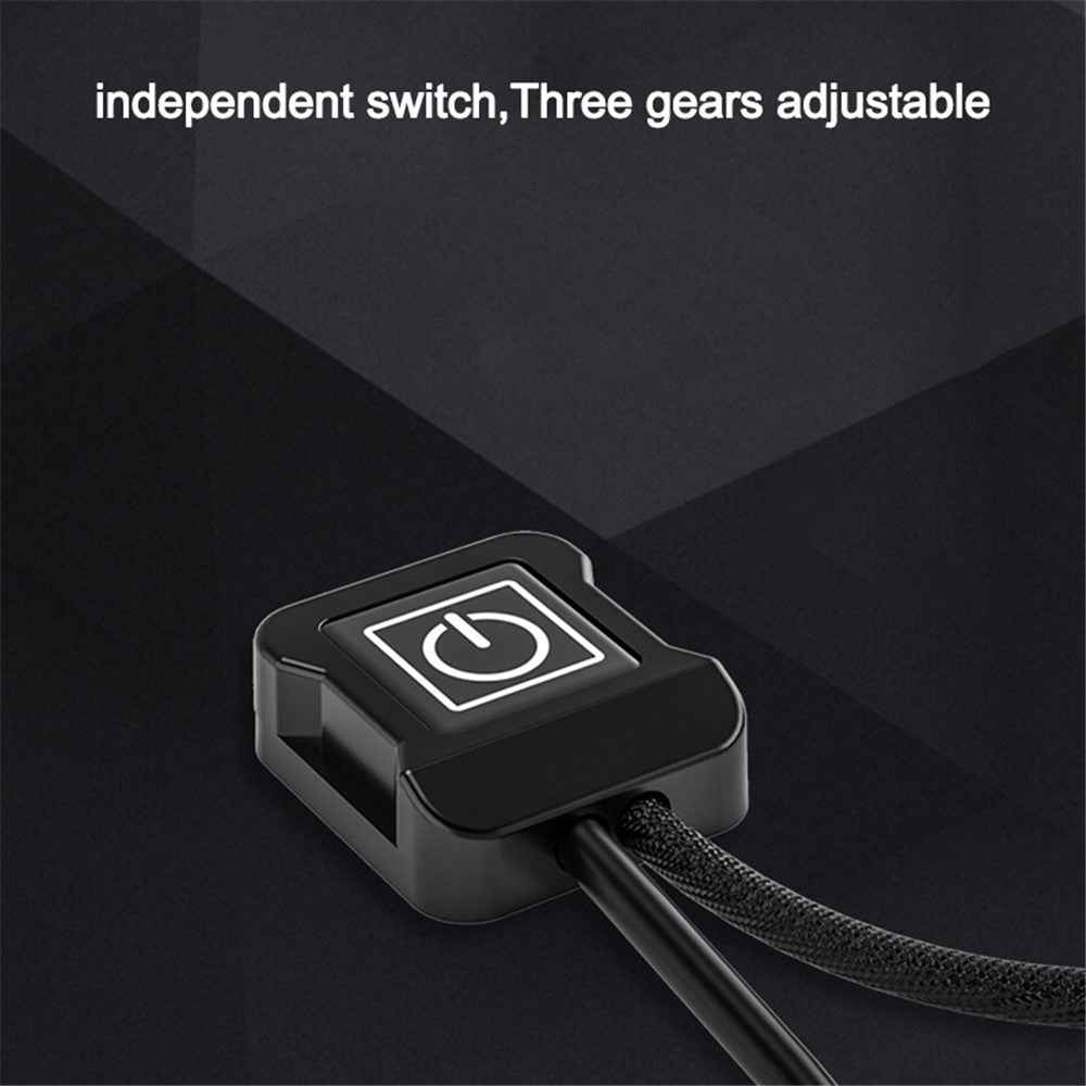 WUPP CS-974A1 12V Motorcycle Scooter Three Gear Temperature Control Electric Hand Grip Cover Heated Grip Handlebar