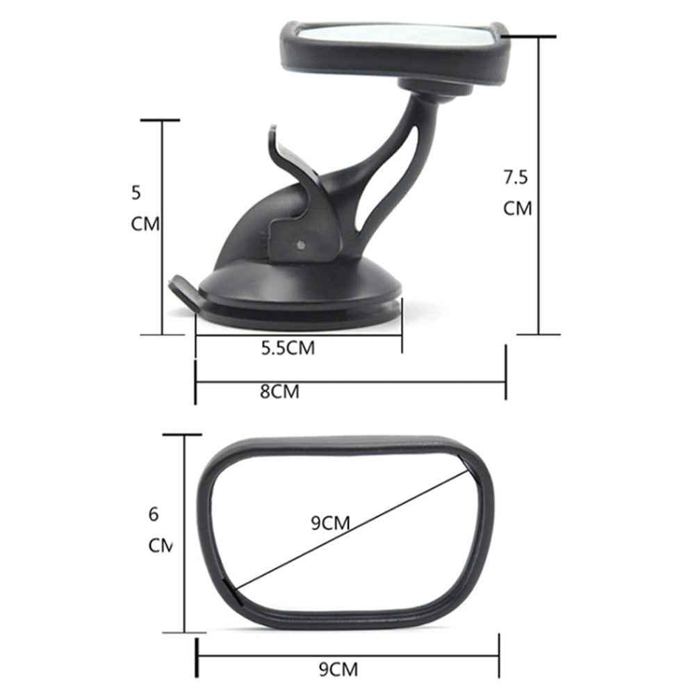 Car Rear Seat Window Suction Cup Mirror Children Safety Seat Rear View Mirror