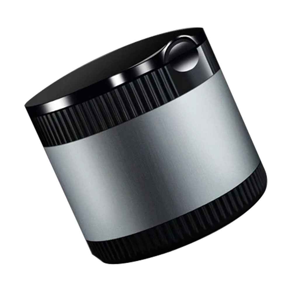 Creative Car Metal Ashtray with LED Night Light High-Temperature Resistant Ashtray with Cigarette Holder - Grey