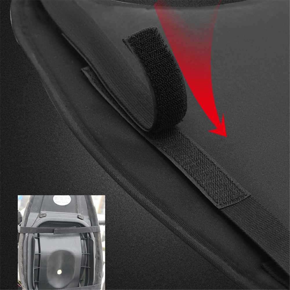 WUPP CSZH-0025A4 Motorcycle Heating Cushion Waterproof Electric Heated Seat Pad with 3-Gear Temperature Adjustment