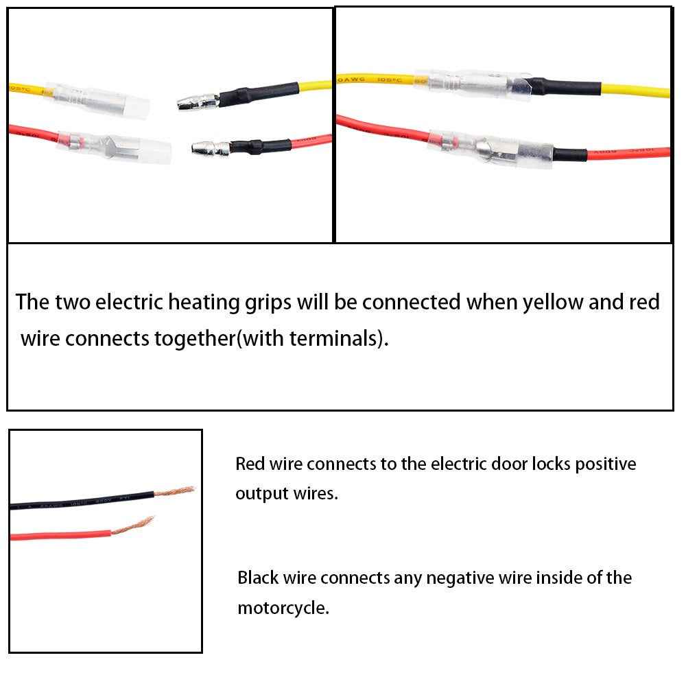 WUPP CS-503 2017 Model Multi-Function Electric Heated Grips for Motorcycles