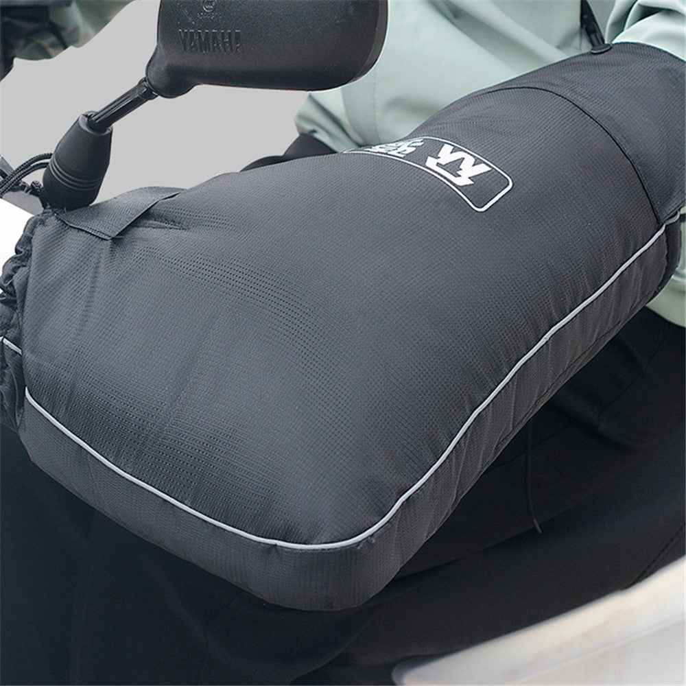 WUPP CS-1472B1 1 Pair Large Opening Motorcycle Handlebar Glove Cover Cycling Handlebar Warm Muff