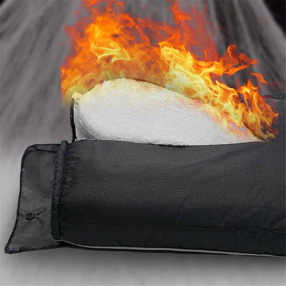 WUPP CS-1780A2 1 Pair Motorcycle Handlebar Gloves Windproof Hand Protectors Covers, Small Opening