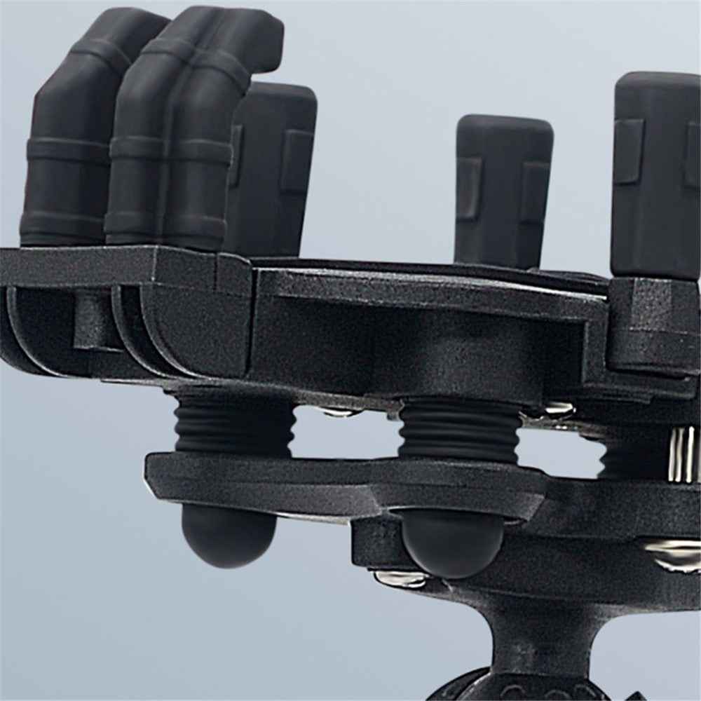 WUPP ZH-1990B2 Anti-Theft Motorcycle Fork Stem Phone Mount Aluminum Alloy Bike Ball Phone Holder