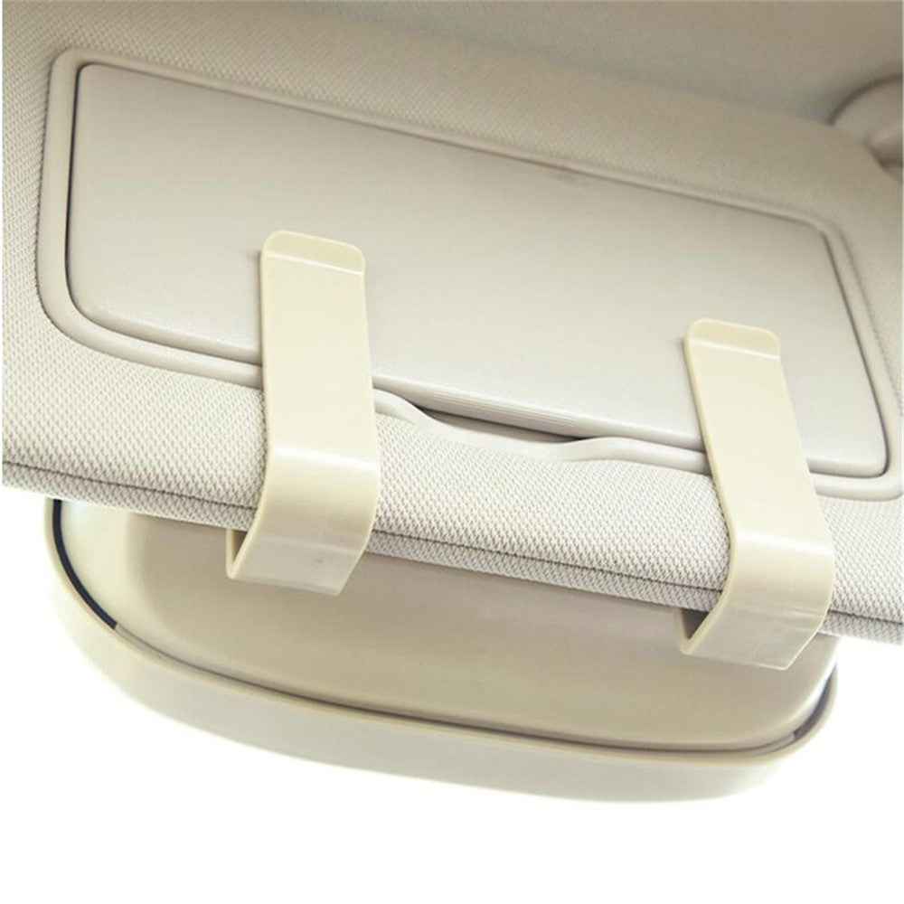 Glasses Holder Magnetic Car Sun Visor Glasses Case Organizer Glasses Storage Box - Grey