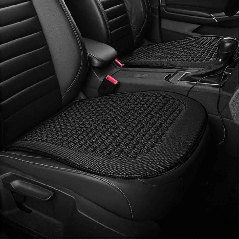 Car Seat Cushion Cool Breathable Fatigue Relief Vehicle Seat Cushion - Black