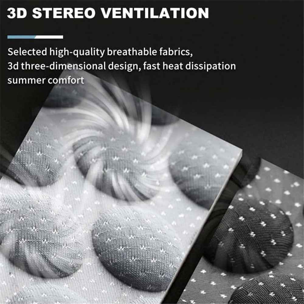 Car Seat Cushion Cool Breathable Fatigue Relief Vehicle Seat Cushion - Black