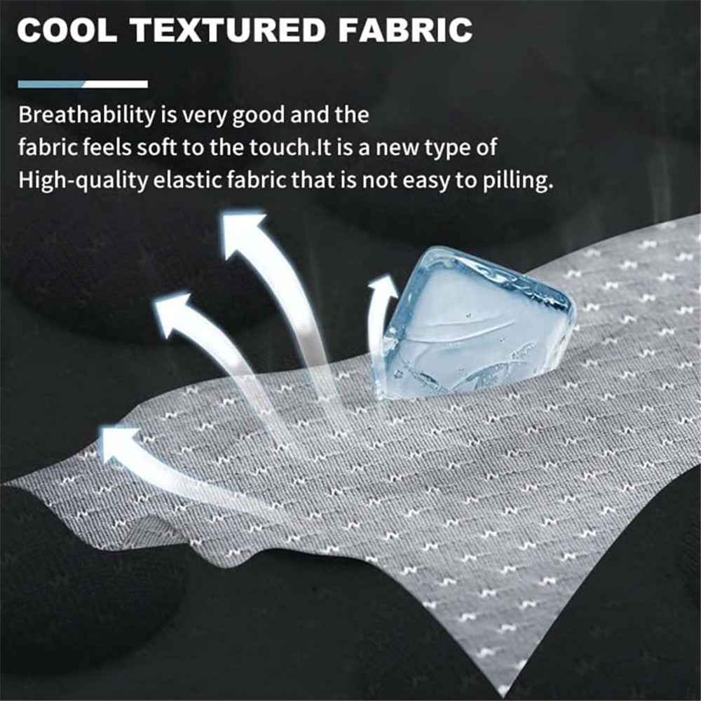 Car Seat Cushion Cool Breathable Fatigue Relief Vehicle Seat Cushion - Red