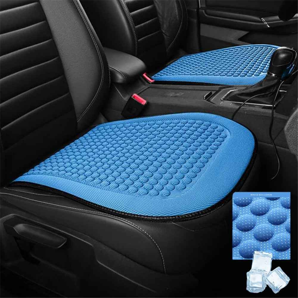 Car Seat Cushion Cool Breathable Fatigue Relief Vehicle Seat Cushion - Blue