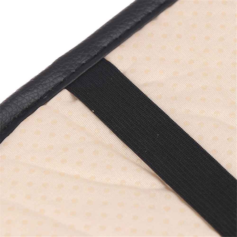 PU Leather Car Armrest Box Cover Pad Auto Center Armrest Box Protective Mat - Black