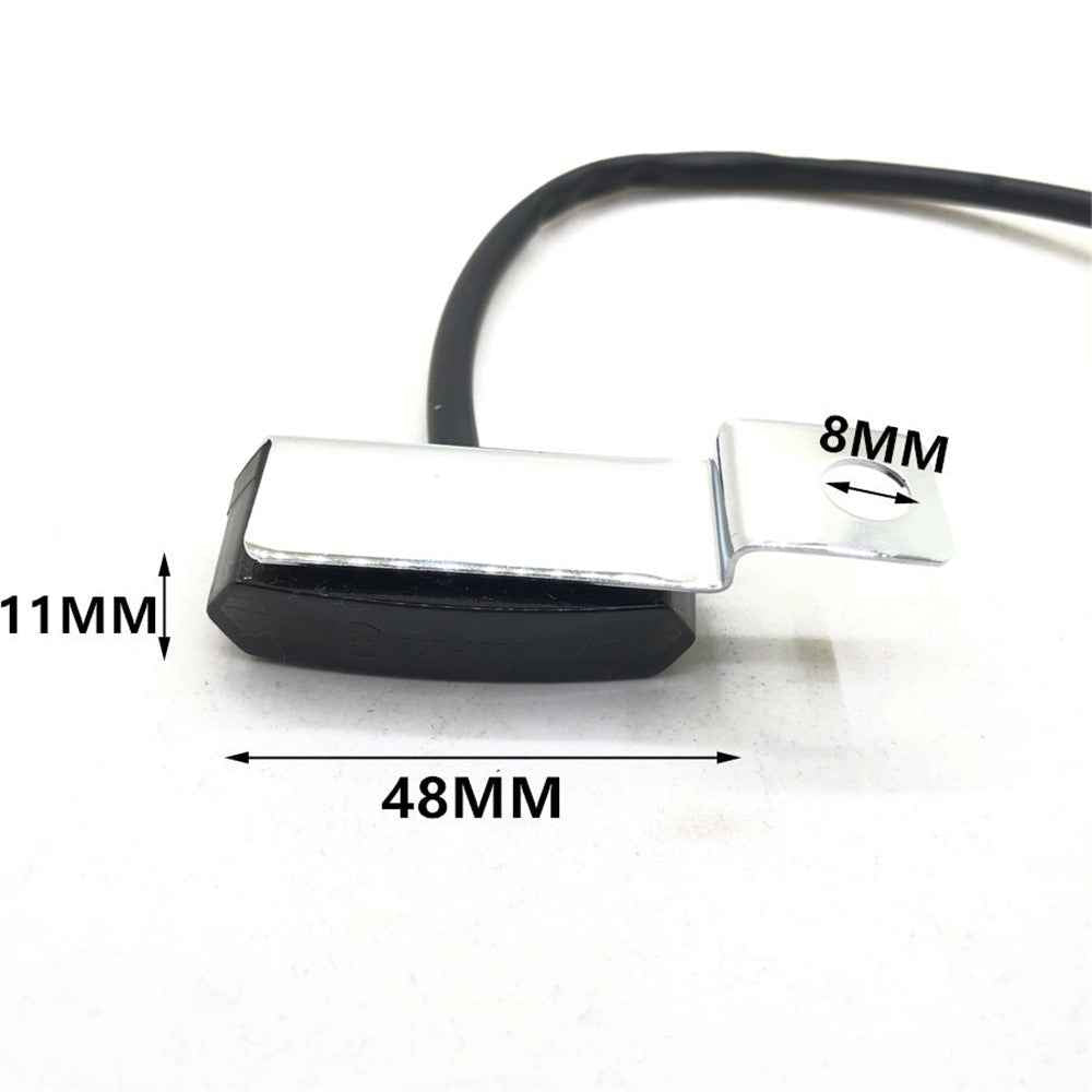 2Pcs Universal Motorcycle Flowing Water Turn Signal LED Light Brake Clutch Lever Flashing Lamp for Honda Yamaha Kawasaki Suzuki - Black