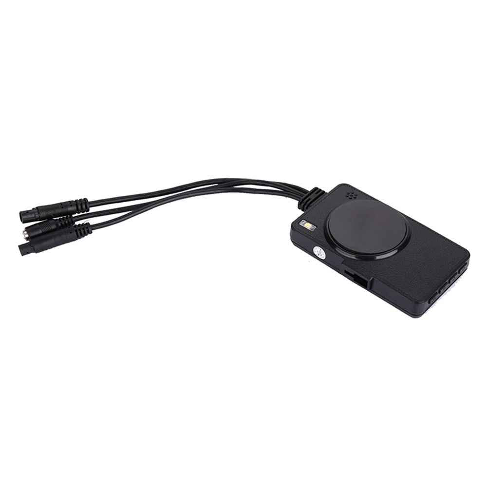 MT-80 Motorcycle Camera 720P Front and Rear Data Recorder 3 Inch LCD Screen Motorbike Concealed Recorder Built-in 200mAh Battery