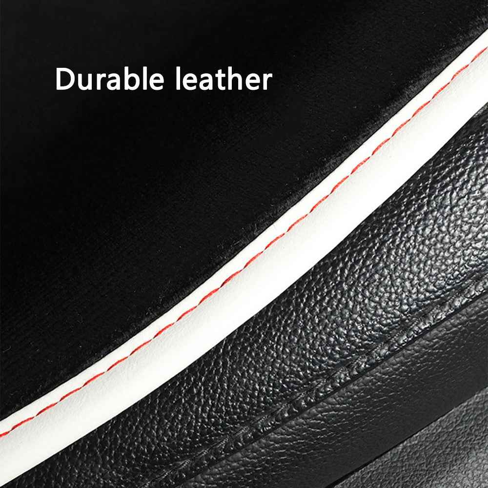WM-XL2 Universal 12V / 24V Car Heated Seat Cover with Backrest Vehicle Seat Cushion Warmer for Winter - Black
