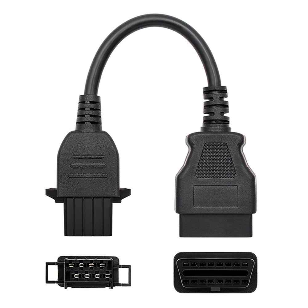 8 Pin to 16 Pin OBD2 Diagnostic Connector Adapter Cable for Volvo Trucks TCS Diagnostic Tool