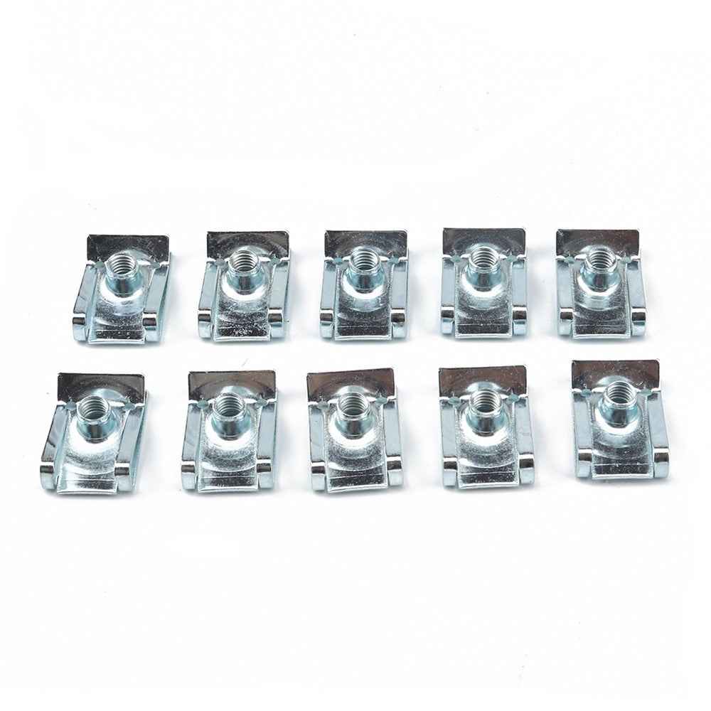A2706 200Pcs M4 M5 M6 M8 Assorted Quick Clip Fastener U Nut and Bolt with Box
