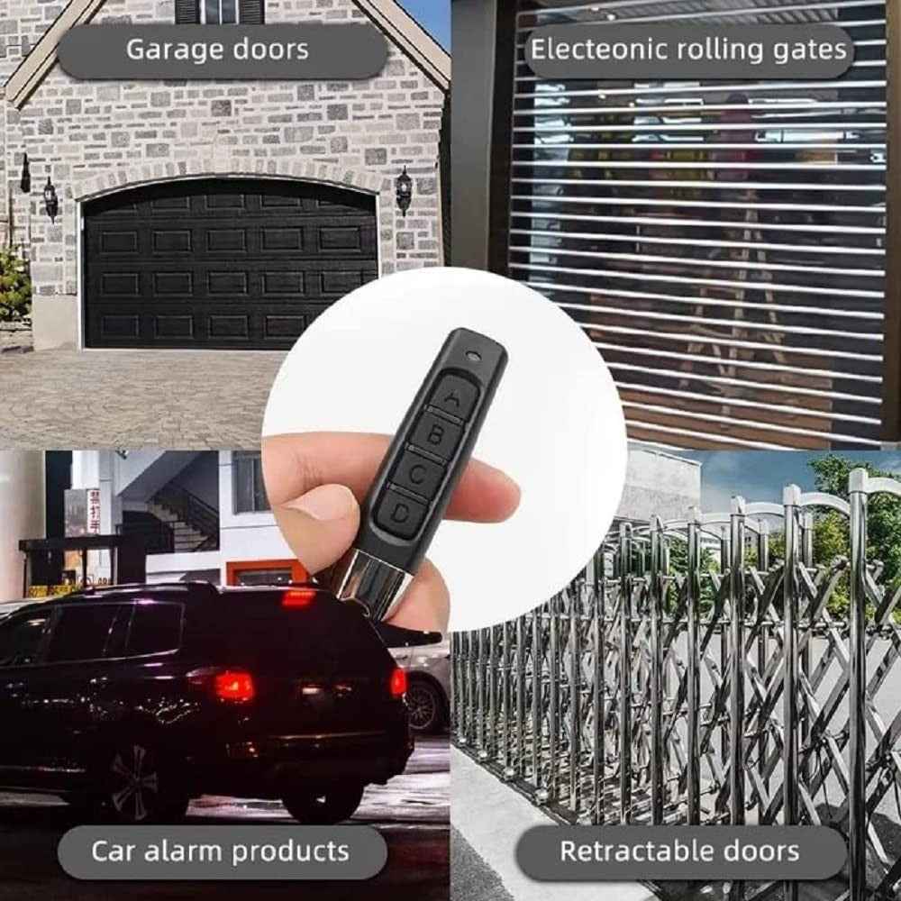 4-in-1 433MHz Remote Control Duplicator Car Garage Door Remote Copy Remote Controller