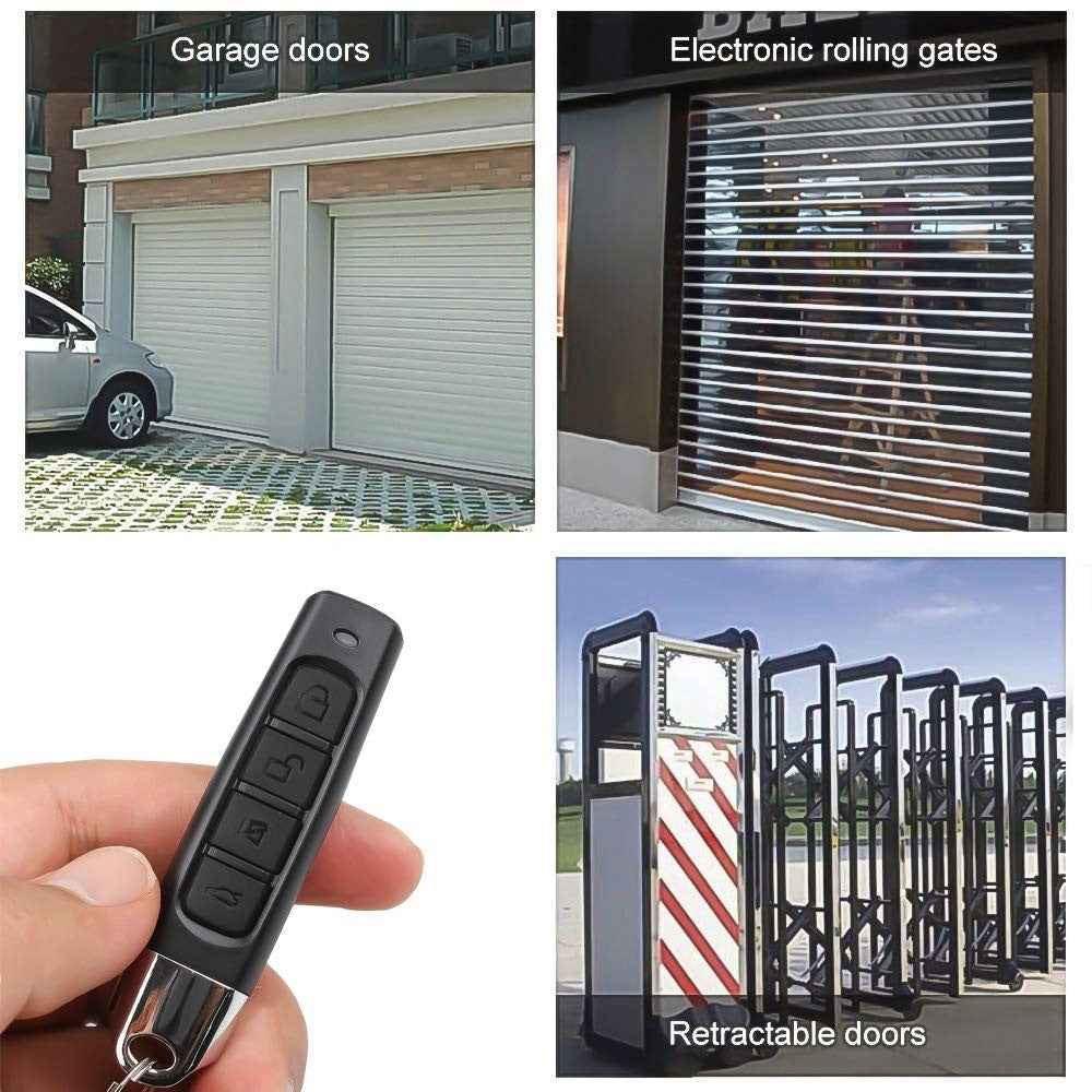 4-in-1 433MHz Remote Control Duplicator Car Garage Door Remote Copy Remote Controller