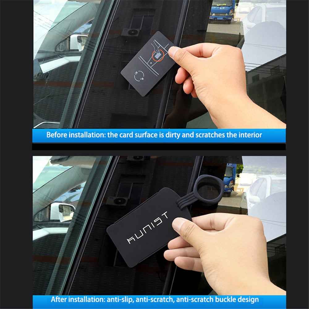 M10736 Compatible with Tesla Model 3 / Y Flexible Silicone Car Key Card Holder Case Sleeve Protector