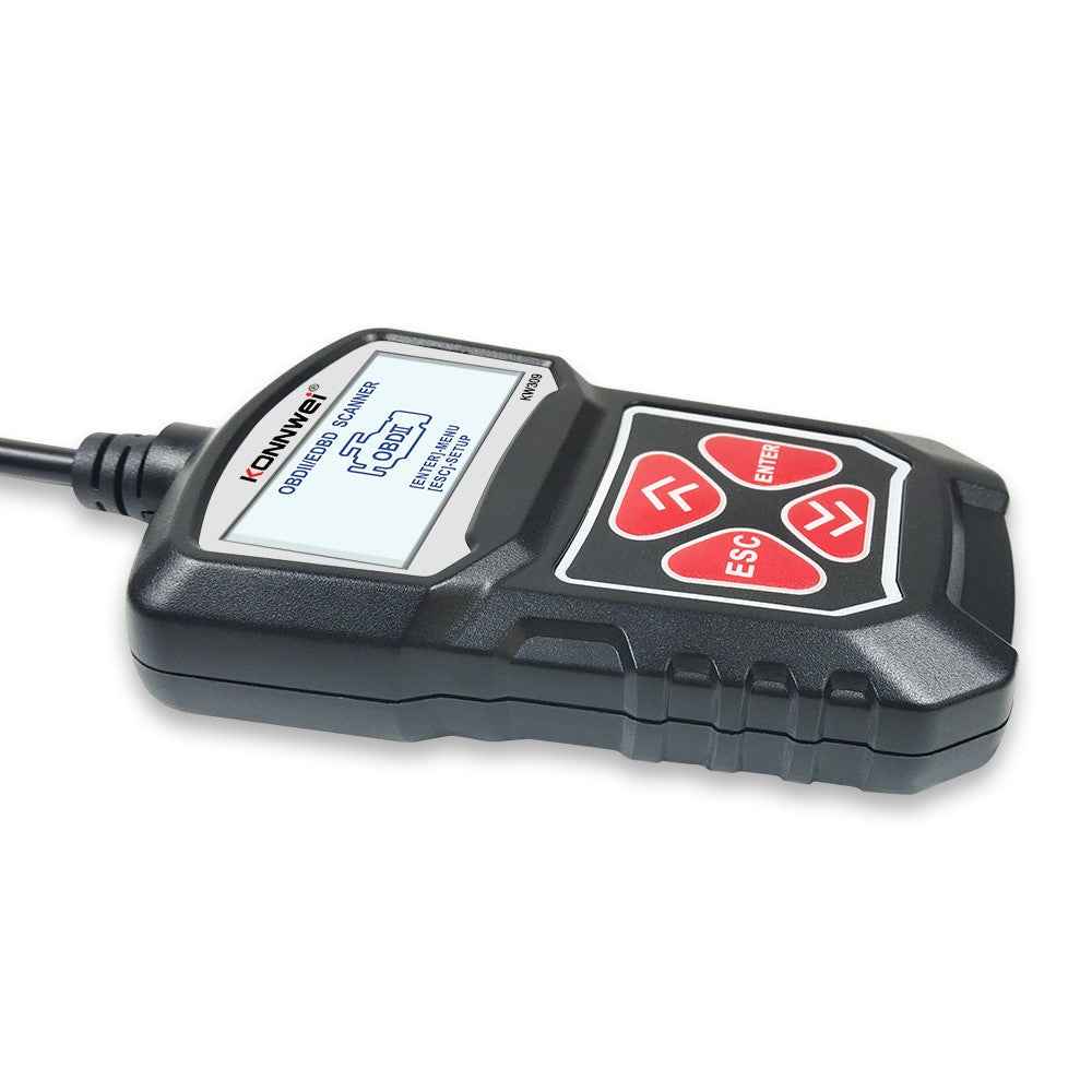 KONNWEI KW309 Automotive Diagnostic Tool OBD2 Autoscanner Code Reader EOBD Scan Machine OBDII Scanner - Black