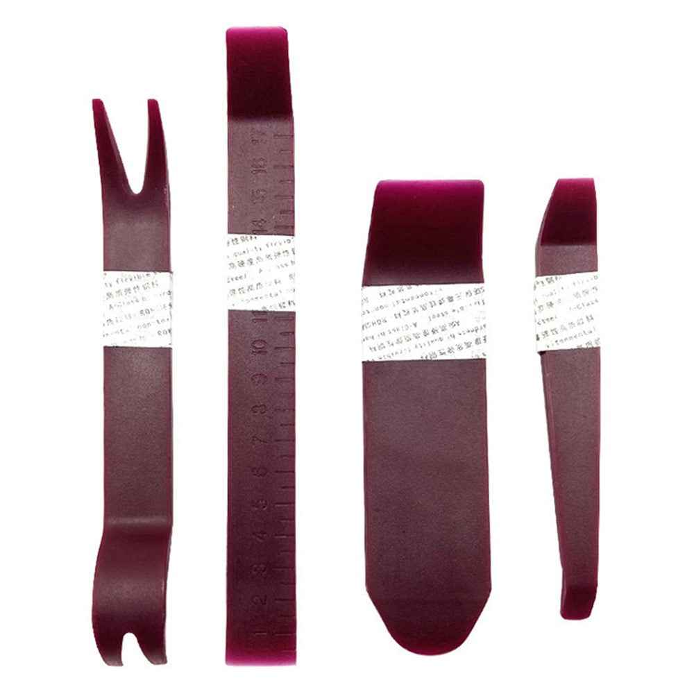 4Pcs Car Audio Disassembly Tool Auto Car Removal Repairing Pry Tools Kit Panel Trim Removal Tool Set