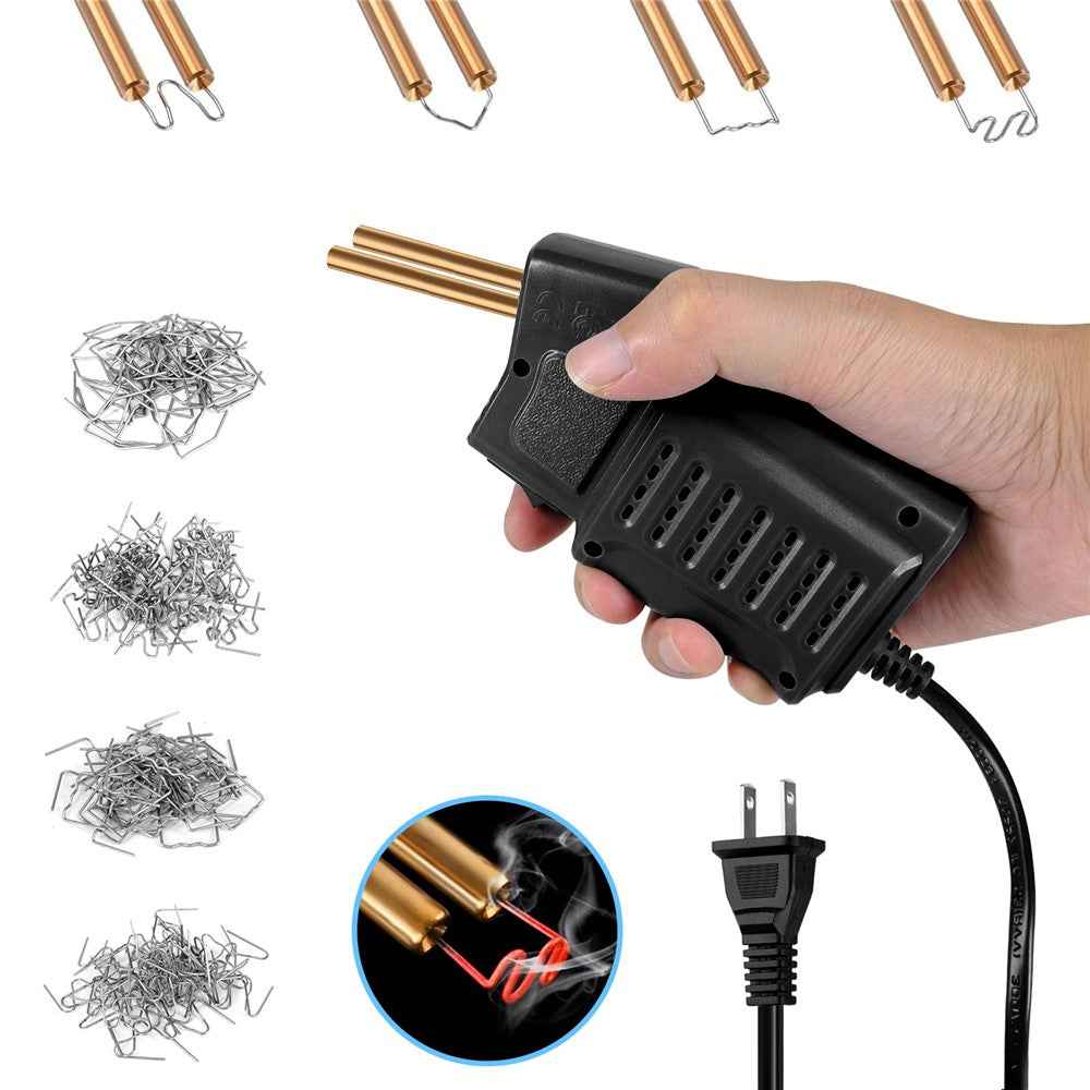 HLW-500 50W Mini Handheld Welding Gun Car Bumper Repair Welding Tool - Black US Plug