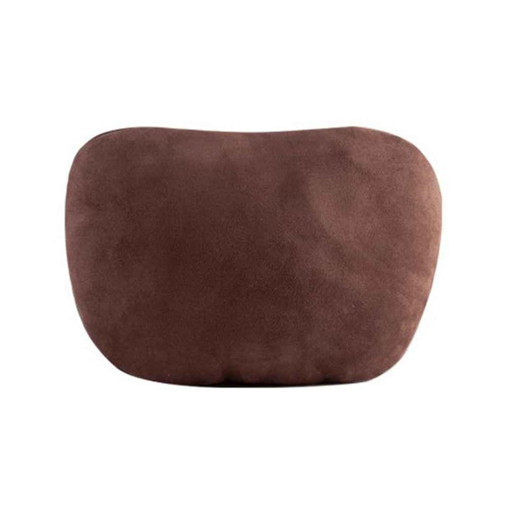 1152 Car Headrest Breathable Memory Foam Neck Pillow Head and Neck Support for Sleeping - Brown