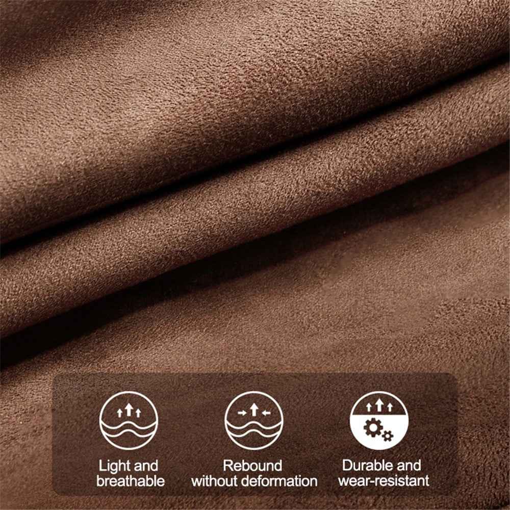 1152 Car Headrest Breathable Memory Foam Neck Pillow Head and Neck Support for Sleeping - Brown