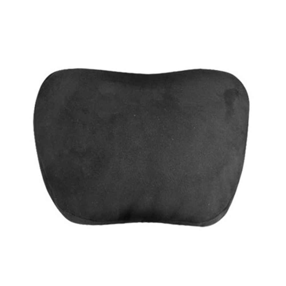 1152 Car Headrest Breathable Memory Foam Neck Pillow Head and Neck Support for Sleeping - Black