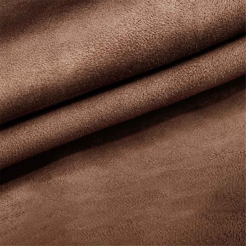 1152 Car Seat Waist Support Pillow Suede+Memory Foam Fatigue Relieve Lumbar Cushion - Black