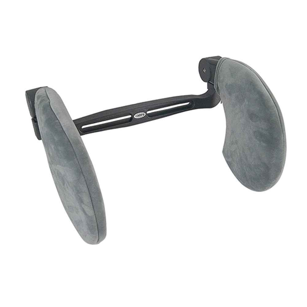 CARFU AC-410 Plush Headrest Pillow Cushion Adjustable Car Seat Sleep Side Support - Grey