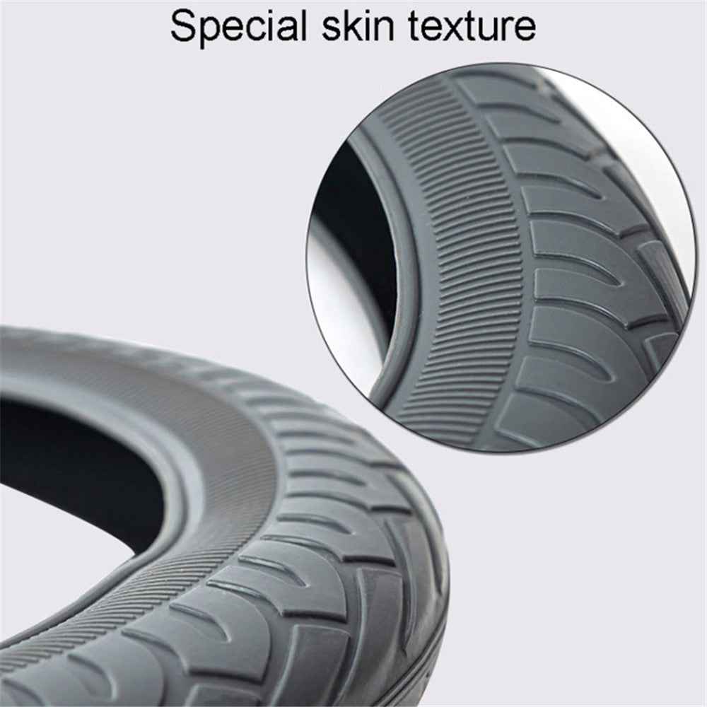 Car Tire Texture Steering Wheel Anti-slip Grip Silicone Protective Cover - Grey