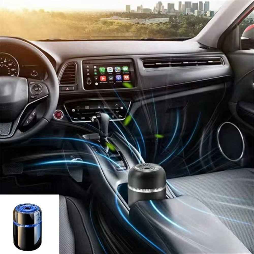 Home Car Solid Perfume Round Ornament Toilet Room Vehicle Air Freshener Solid Perfume - Lemon