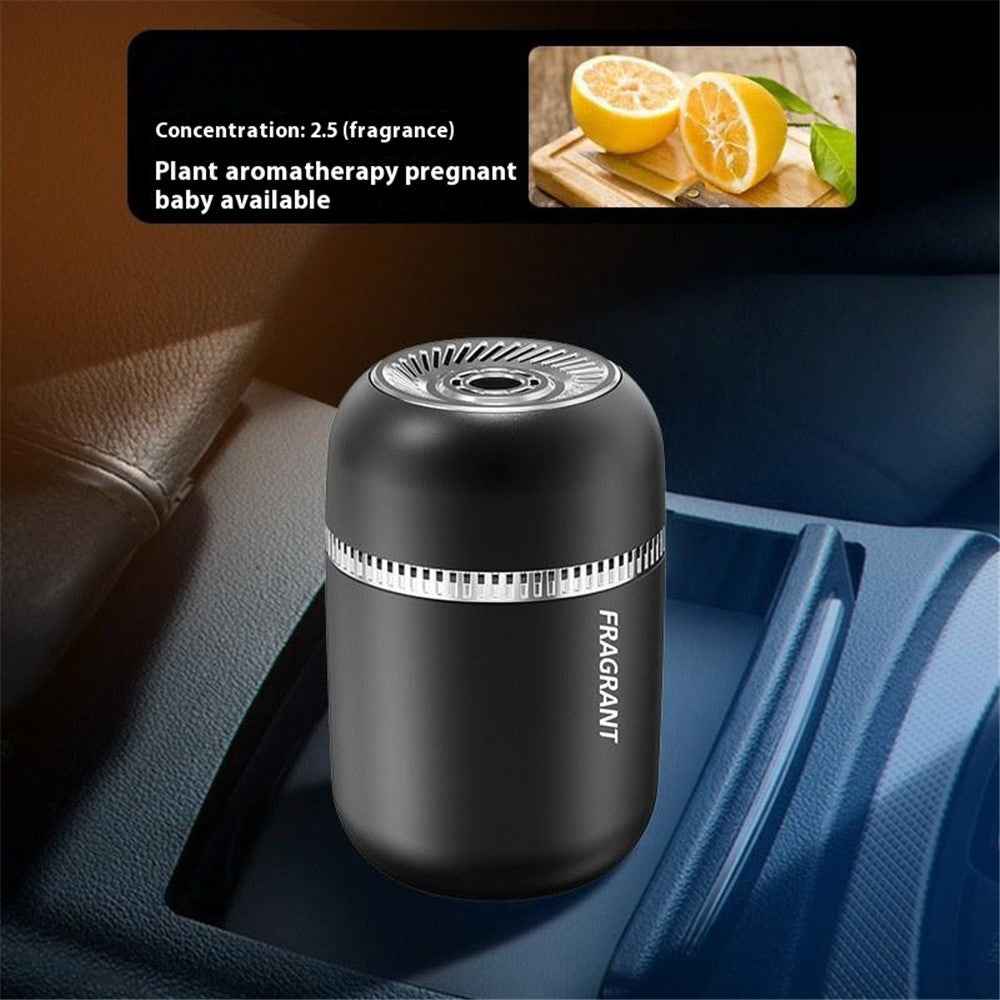 Home Car Solid Perfume Round Ornament Toilet Room Vehicle Air Freshener Solid Perfume - White Tea
