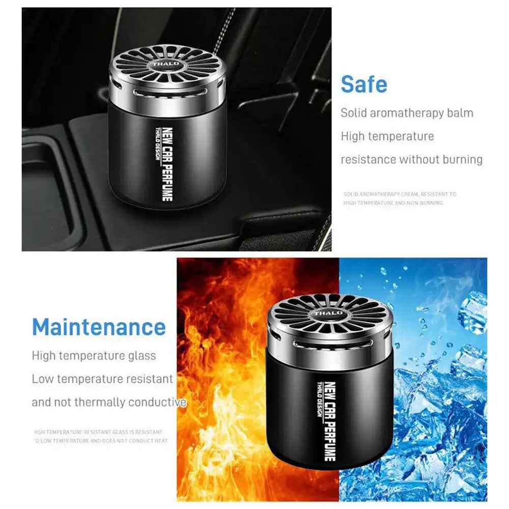 Home Car Solid Perfume Ornament Toilet Bedroom Vehicle Air Freshener Solid Perfume - Lemon Scent