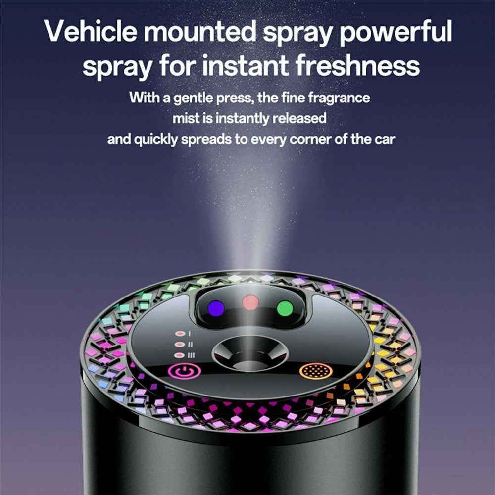 YESIDO VC14 Car Aromatherapy Diffuser Smart Air Freshener Rechargeable RGB Starry Sky Ambient Lamp